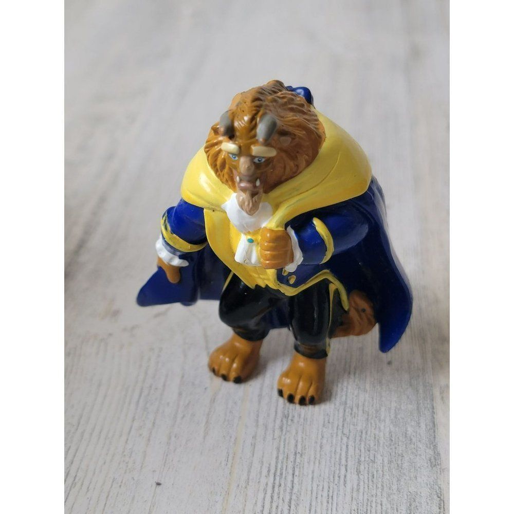 Disney Beauty Beast formal‎ wear blue Cape tuxedo toy figure